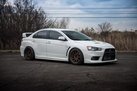 ***SOLD*** 2008 White Mitsubishi Lancer Evolution X GSR with SSS Package